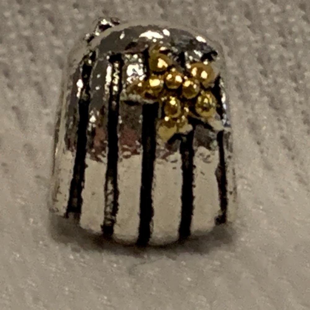 NWOT 925 Silver Shell & Gold Plated Starfish Charm